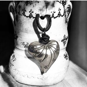 5 For $25💫Alternative Silver Heart Pendant Necklace